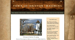 Desktop Screenshot of daytonwyoming.org